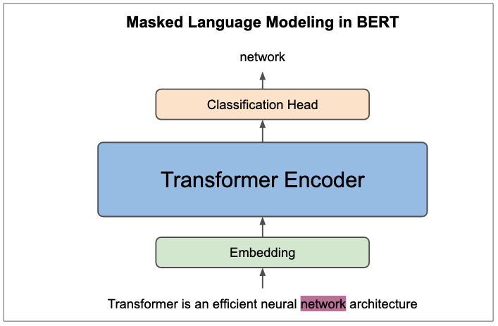 Masked Language Modelling (MLM) in BERT